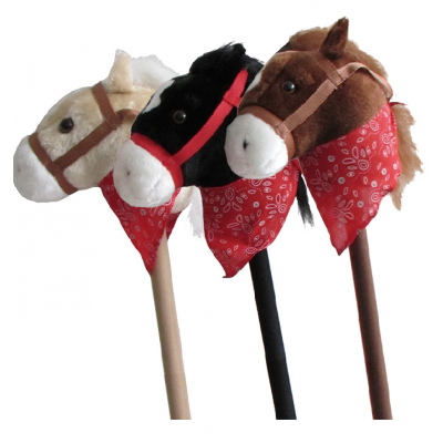 Cabeza De Caballo Con Palo C/Sonidos Blanco