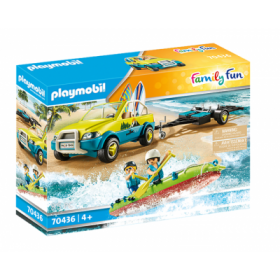 Coche De Playa Con Canoa de Playmobil