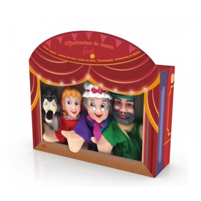 Set De 4 Marionetas Caperucita Roja Tachan