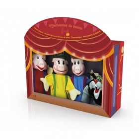 Set De 4 Marionetas Los 3 Cerditos Tachan