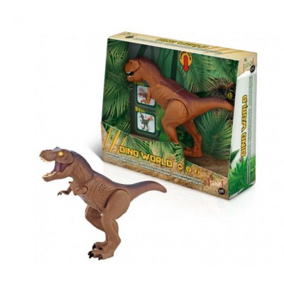 T Rex Articulado Con Luces Y Sonido Tach