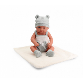 Bebé 40cm Conjunto De Punto Gris Tachan