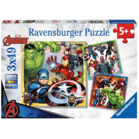 Puzzle 3x49 Piezas Avengers