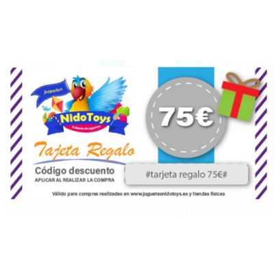 Tarjeta Regalo Nidotoys 75 €