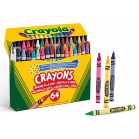 Pack de 64 Ceras  CeraBoli Crayola
