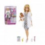 Muñeca Barbie Doctora Con Bebé Mattel
