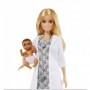 Muñeca Barbie Doctora Con Bebé Mattel