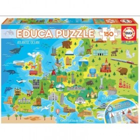 Puzzle 150 Mapa Europa