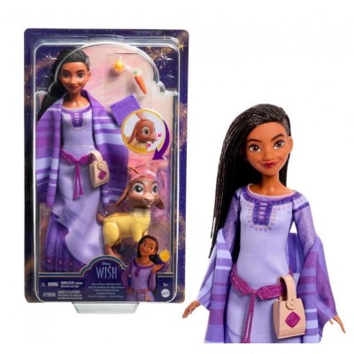 Princesa Disney Wish Asha con Accesorios
