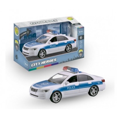 Coche De Policia Luz Y Sonido Heroes De