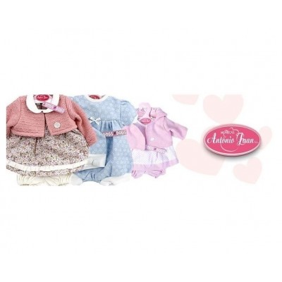 Trajes muñecas 42 cm (vestidos y pijamas surtidos)