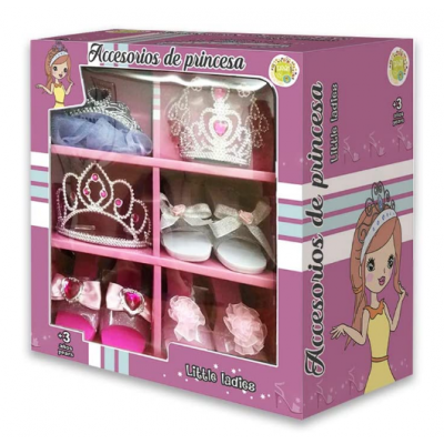 Set Zapatos Y Accesorios De Princesa