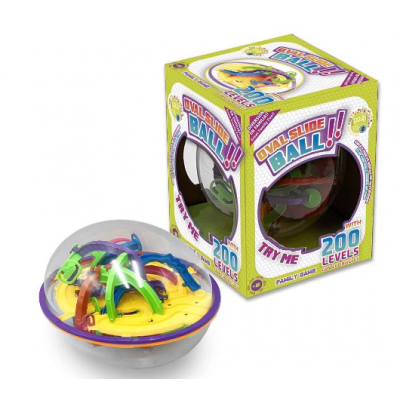 Juego Slide Oval Laberinto Habil18X22 Cm