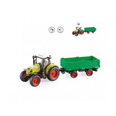 Tractor Remolque Luz Y Sonido Heroes Car