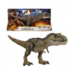 Dinosaurio T-Rex Golpea Y Devora