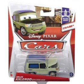 Coche Disney Pixar Cars, Miles con Capó Abierto