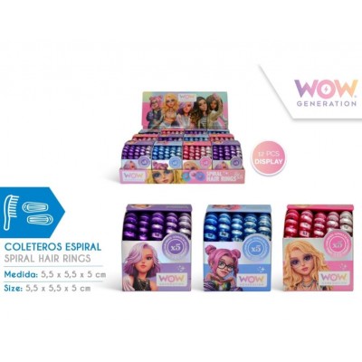Coletero Espiral Wow, Gomas para el Pelo