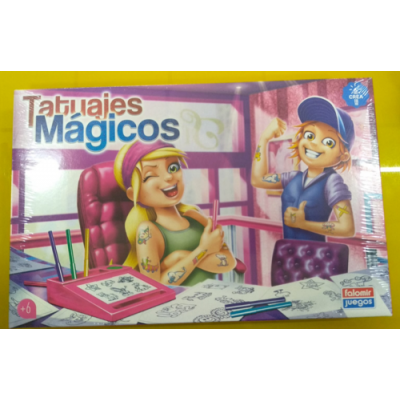 Juego Tatuajes Mágicos Rosa