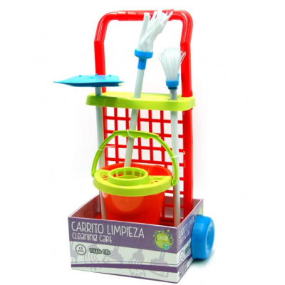 Carrito De Limpieza Rojo Sb 12 Tachan