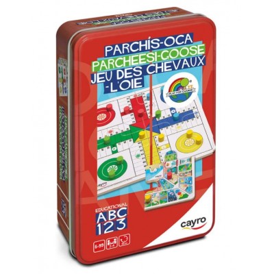 Parchís y Oca, Caja Metálica de Cayro