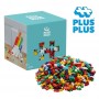 Cubo de Piezas, Arcoiris 600 pcs