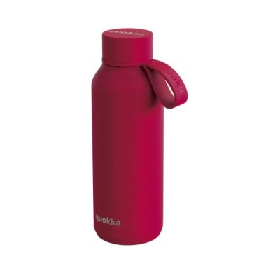 Quokka Botella Termo Acero Inoxidable Solid Con Colgador Cherry Red 510 Ml
