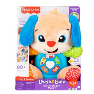 Peluche Perrito Ríe Y Aprende Fisher Price