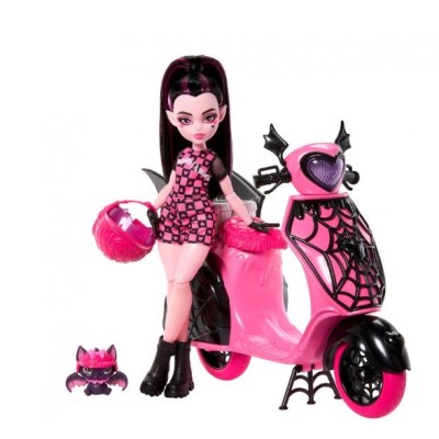 Muñeca Monster High Draculaura Y Su Scooter Mattel
