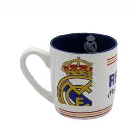 Real Madrid Taza Azúl Bicolor Caja