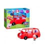 Peppa Pig Nuevo Coche Rojo De la Familia