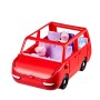 Peppa Pig Nuevo Coche Rojo De la Familia