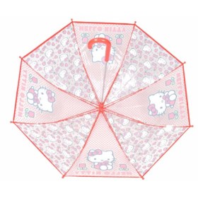 Paraguas Hello Kitty Manual 48cm Transparente