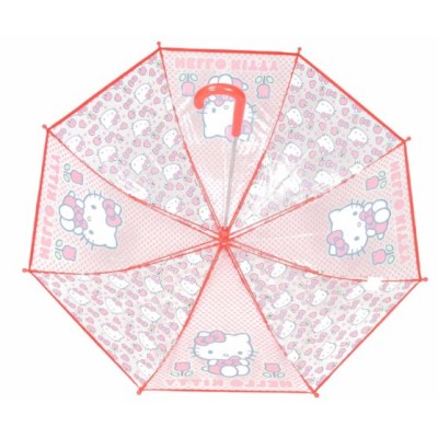 Paraguas Hello Kitty Manual 48cm Transparente