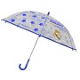 Real Madrid Paraguas Manual Infantil 48cm Transparente
