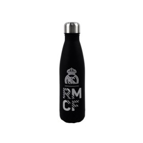Real Madrid Botella de Acero Doble Pared 500ml Negro