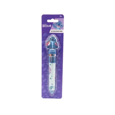 Boligrafo 10 Colores Stitch