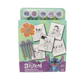 Stitch libro de Colorear con Lápices con Goma