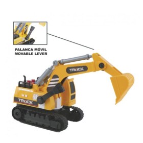 Excavadora Con Luz Y Sonido Heroes De Ciudad 1:16Tachan
