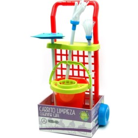 Carrito De Limpieza Rojo Grande
