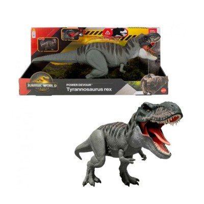 Jurassic World Dinosaurio T-Rex Ataca Mattel