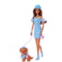 Barbie Twinning Looks Morena Con PerroMattel