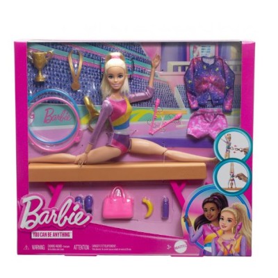 Muñeca Barbie Tú Puedes Ser Gimnasta Rubia Mattel