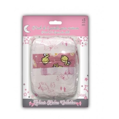 Kit De 6 Pañales Para Las Muñecas - Tachan