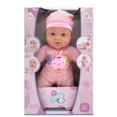 Muñeca Bebe Blandita 31Cm Con 4 Funciones Tachan