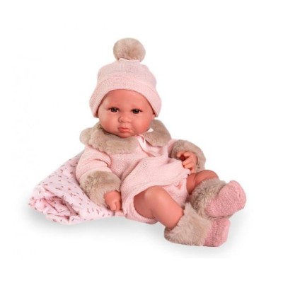 Recién Nacida Luca con Mantita Flores