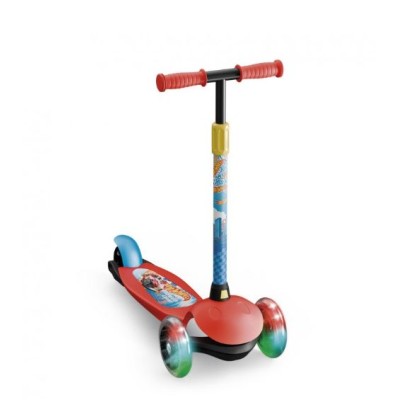 Patinete 3 Ruedas Hot Wheels, Con Luces Led