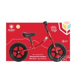 Bicicleta Sin Pedales Roja Deqube