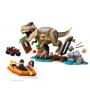 Huída Por El Río Y Caza T.Rex Jurassic World Lego