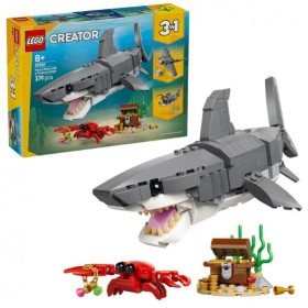 Feroz Tiburón Con Cofre Del Tesoro Lego Creator