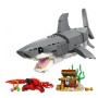 Feroz Tiburón Con Cofre Del Tesoro Lego Creator